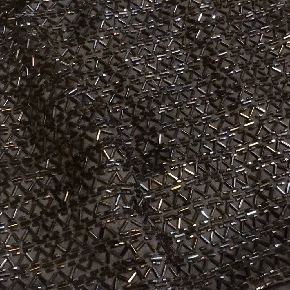 𝅺black Tie Oleg Cassini Embellished Dress Size 10 - Picture 3 of 8